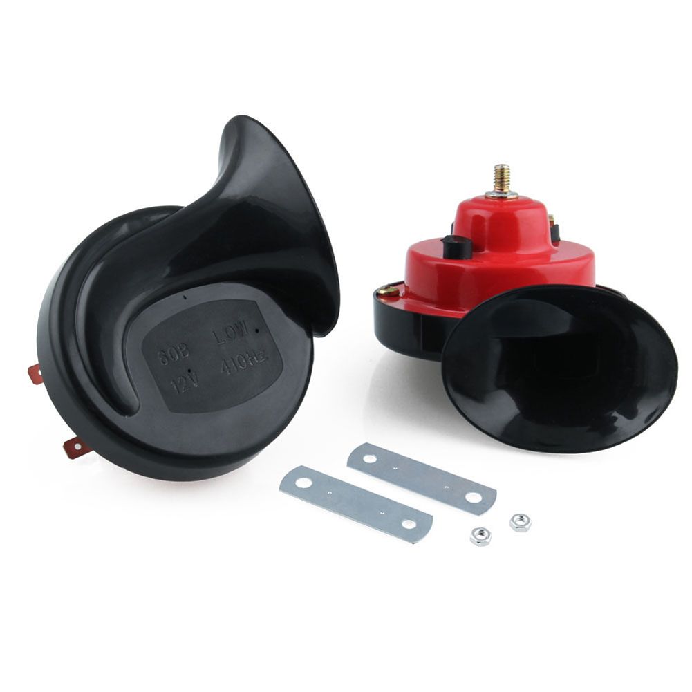 12V 110DB Snail Horn Refitting Double Tone Horn Of