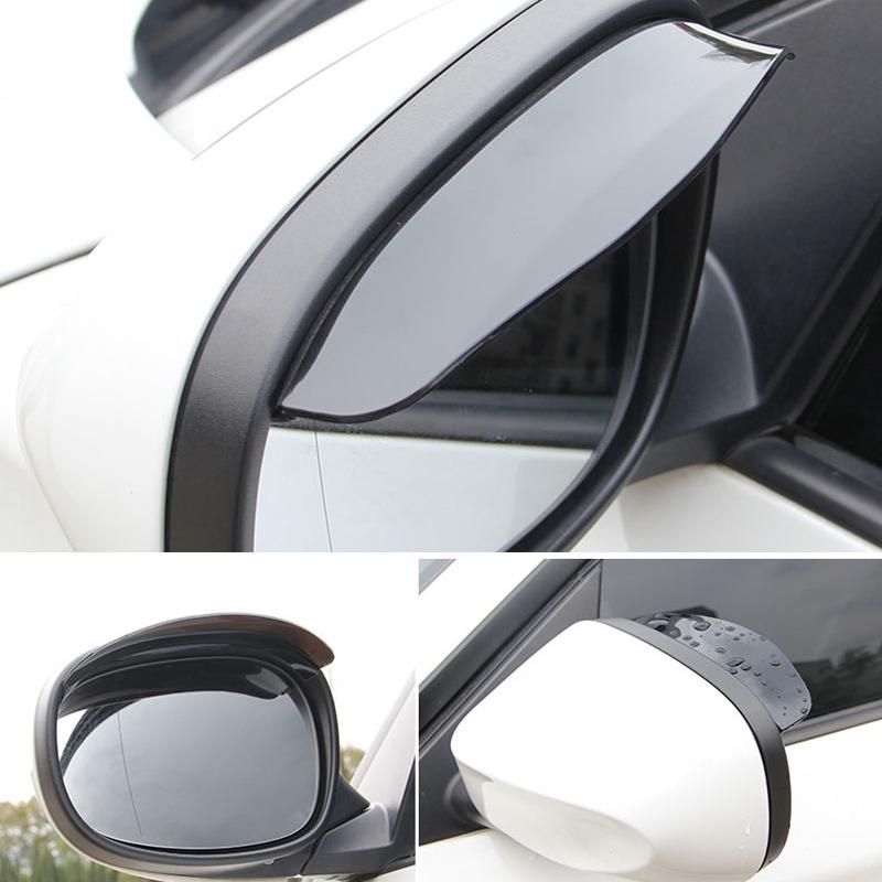 Car rearview mirror rain Eyebrow Shield Water Guard For Peugeot 307 206 308 407 207 3008 406 208 8 301 2008 408 08
