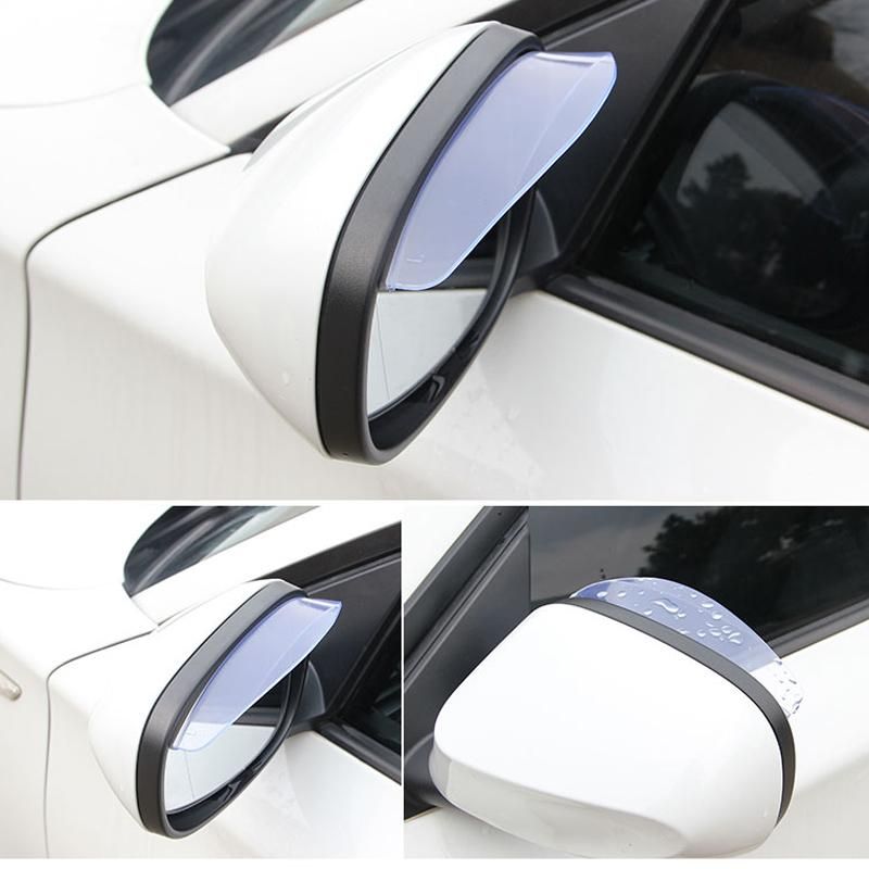 Car rearview mirror rain Eyebrow Shield Water Guard For Peugeot 307 206 308 407 207 3008 406 208 8 301 2008 408 08