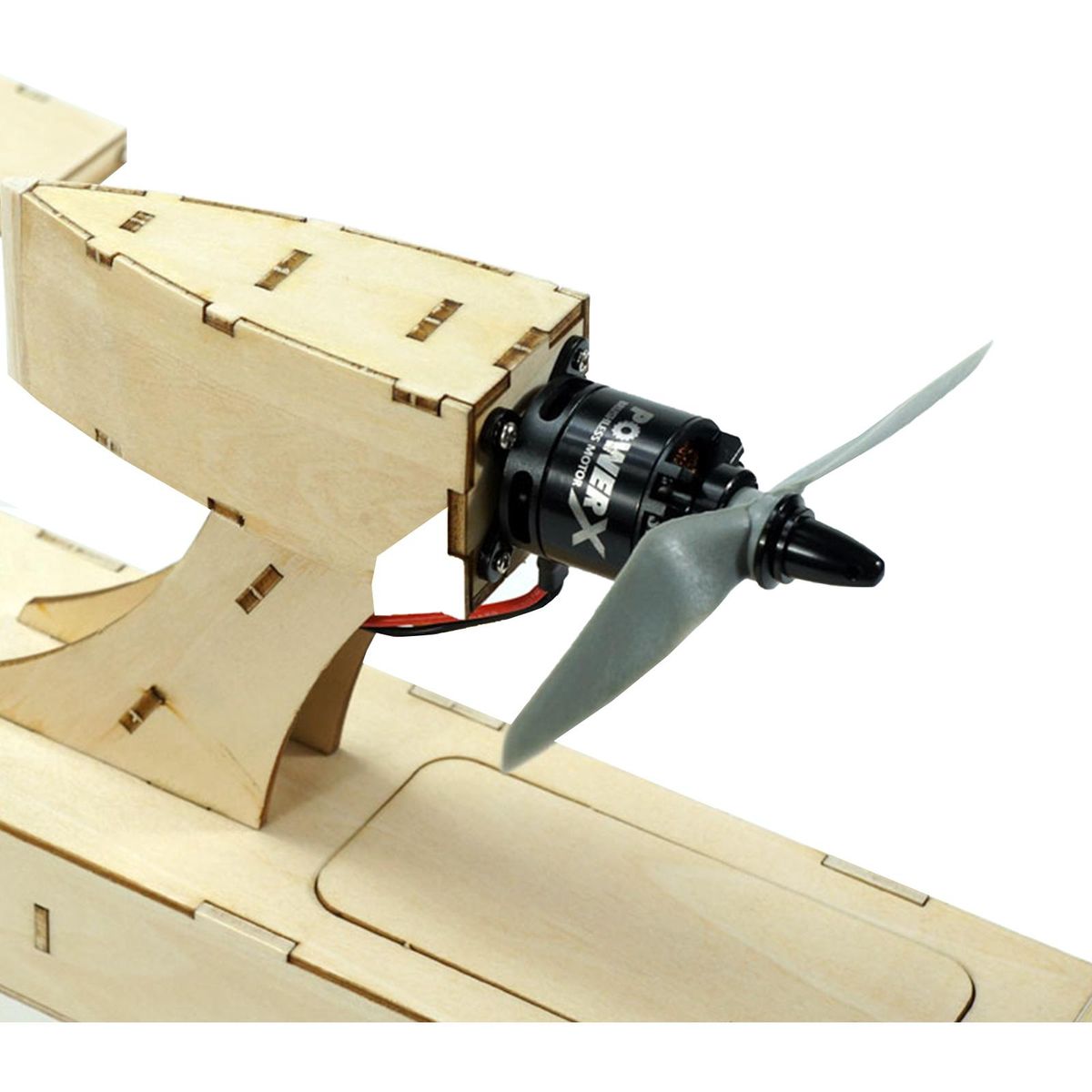RC Boat Outdoor Pools and Lakes Toys for Kids Boys DIY Assembly Wooden Boat Model with Motor Servo ESC