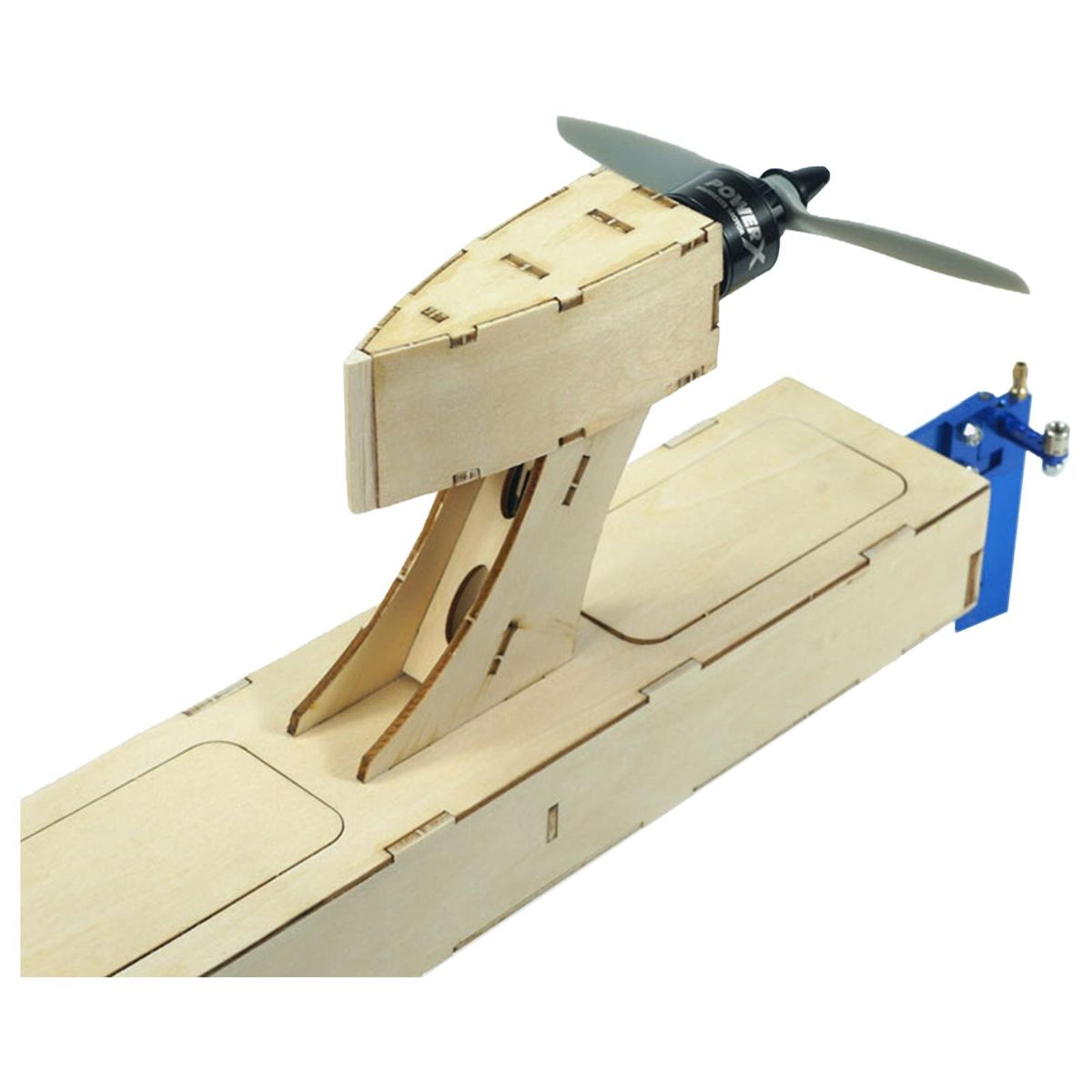 RC Boat Outdoor Pools and Lakes Toys for Kids Boys DIY Assembly Wooden Boat Model with Motor Servo ESC