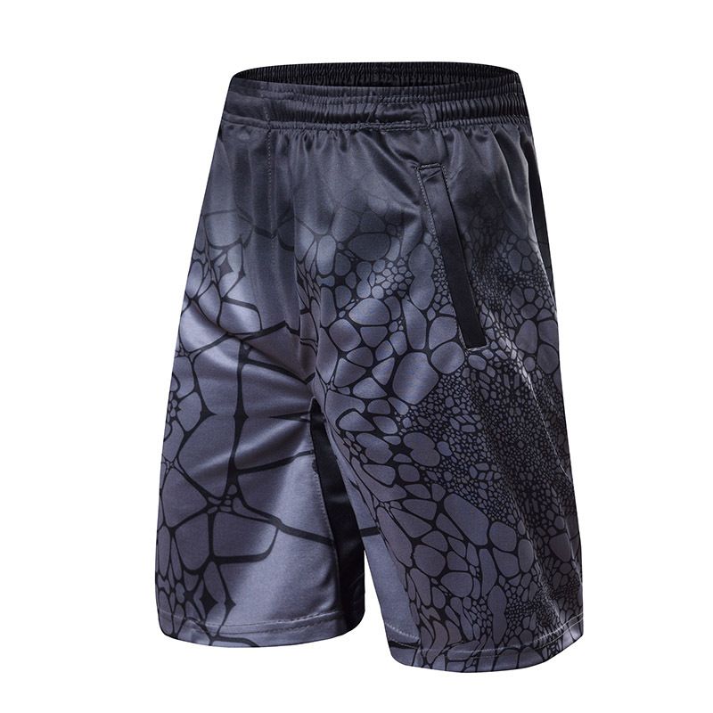 Printing Knee Length Summer Run Street Basketball Shorts