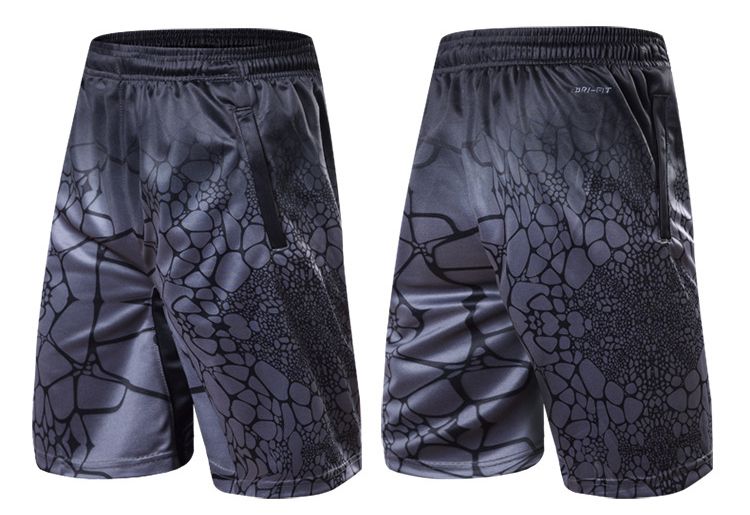 Printing Knee Length Summer Run Street Basketball Shorts