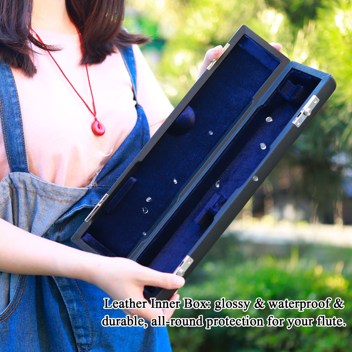 16-Hole/17-Hole Flute Bag Set Portable Flute Case Flute Box