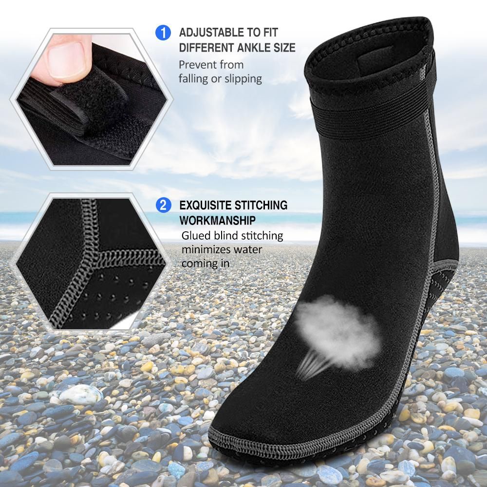 3mm Neoprene Diving Socks Swimming Socks Swimwear Warm Snorkeling Socks For Beach Swimming Diving Surfing Snorkeling