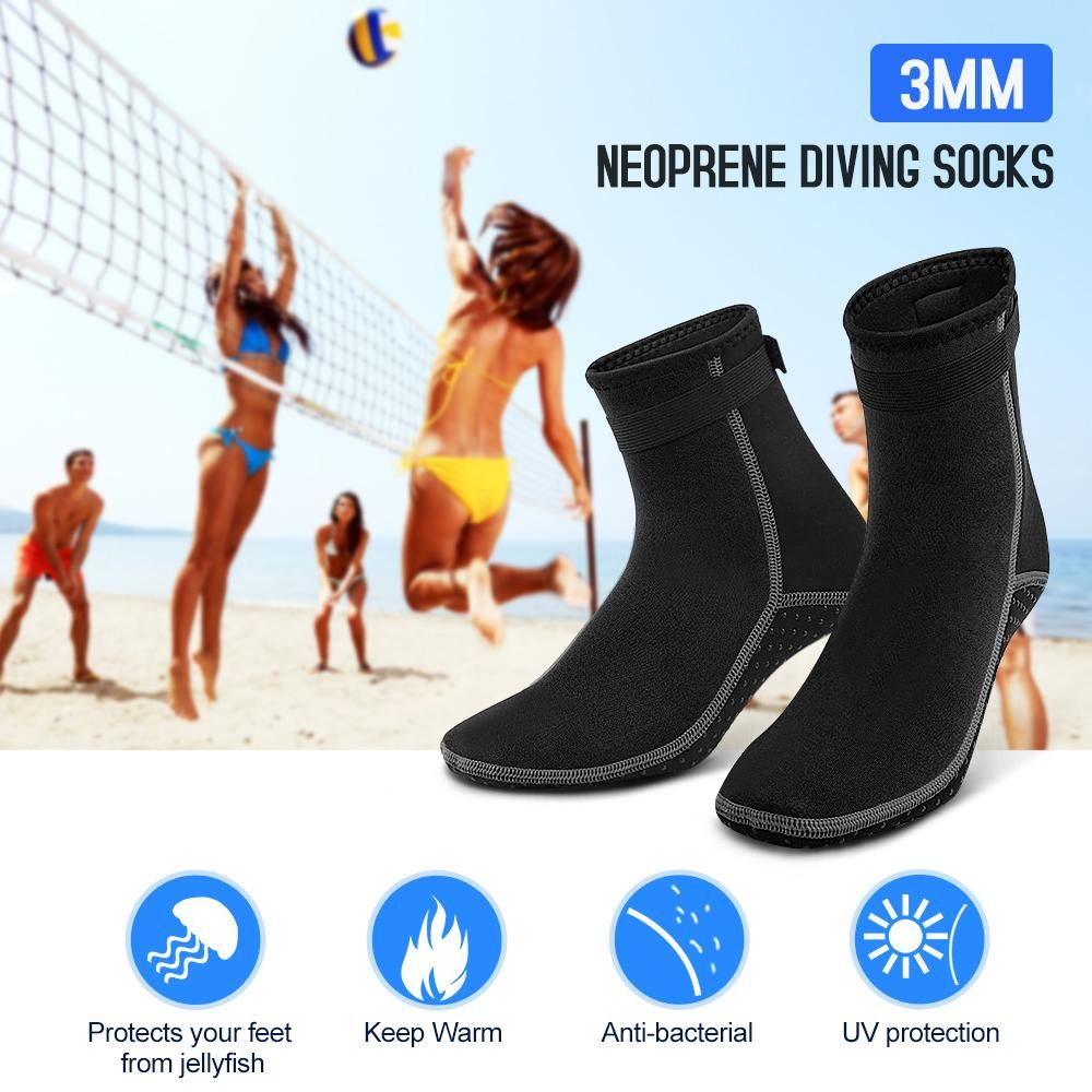 3mm Neoprene Diving Socks Swimming Socks Swimwear Warm Snorkeling Socks For Beach Swimming Diving Surfing Snorkeling