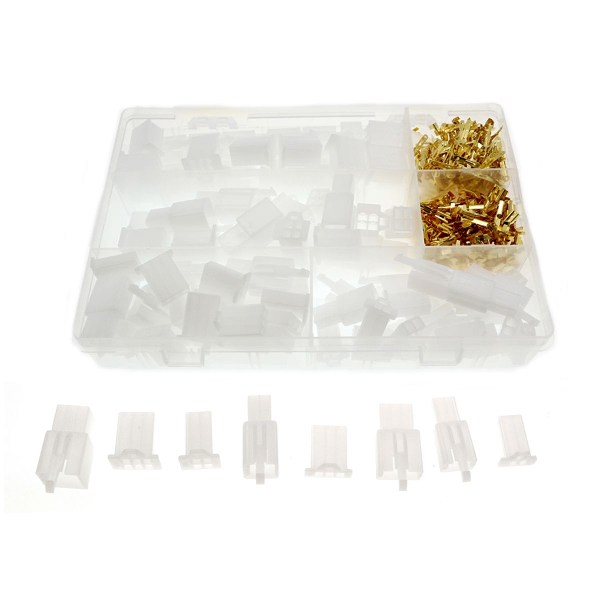 380PCS 2.8mm 2/3/4/6 Pin Electrical Wire Terminal Connector