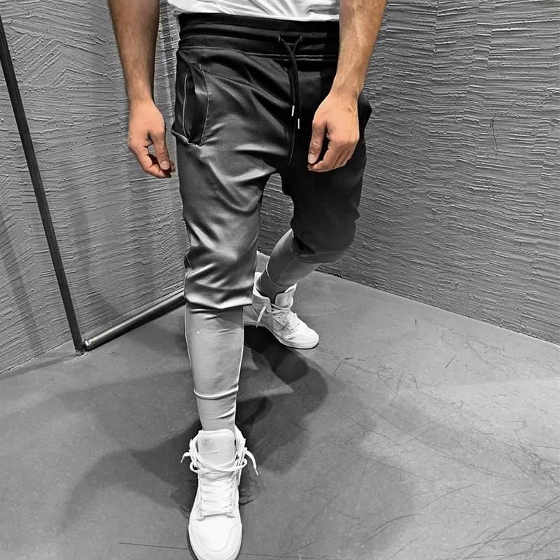 Tracksuit pants with gradient for men sportswear high quality for autumn bodybuilding
