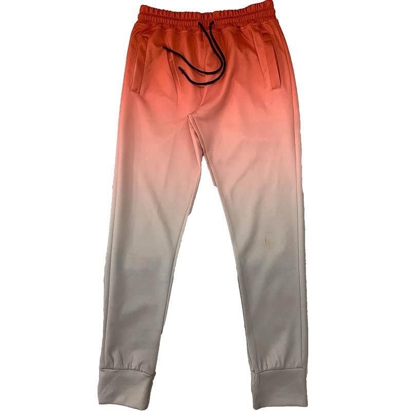 Tracksuit pants with gradient for men sportswear high quality for autumn bodybuilding