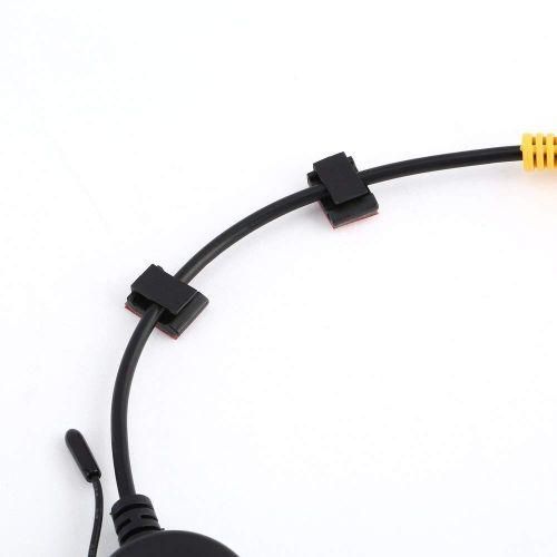 100 Pcs Adhesive Cable Clips Wire Clamps Car Cable