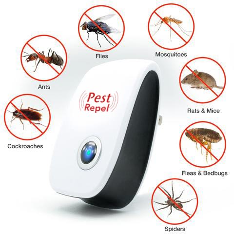 3 In 1 Electronic Ultrasonic Pest Repeller Reject Rat Mouse Repellent Anti Rodent