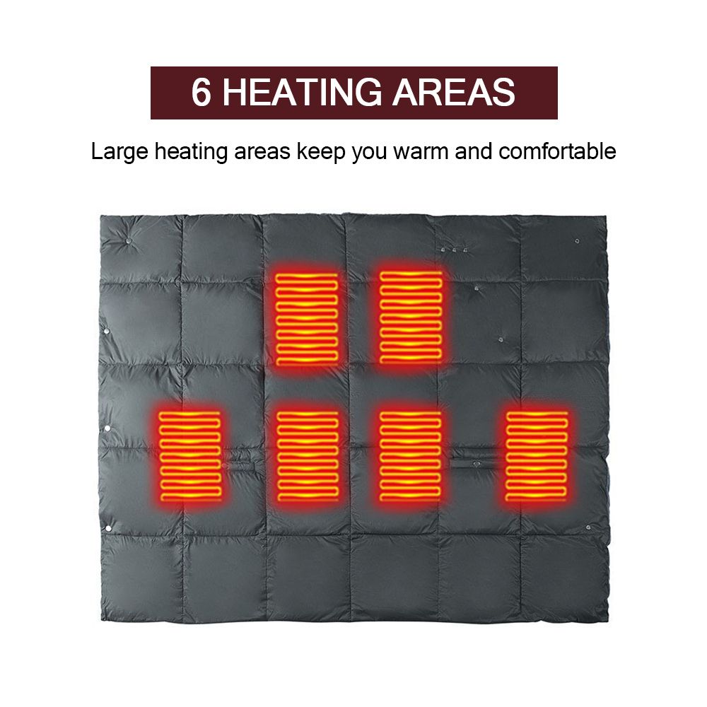 Dual Purpose Wearable USB Heated Blanket Electric Heating