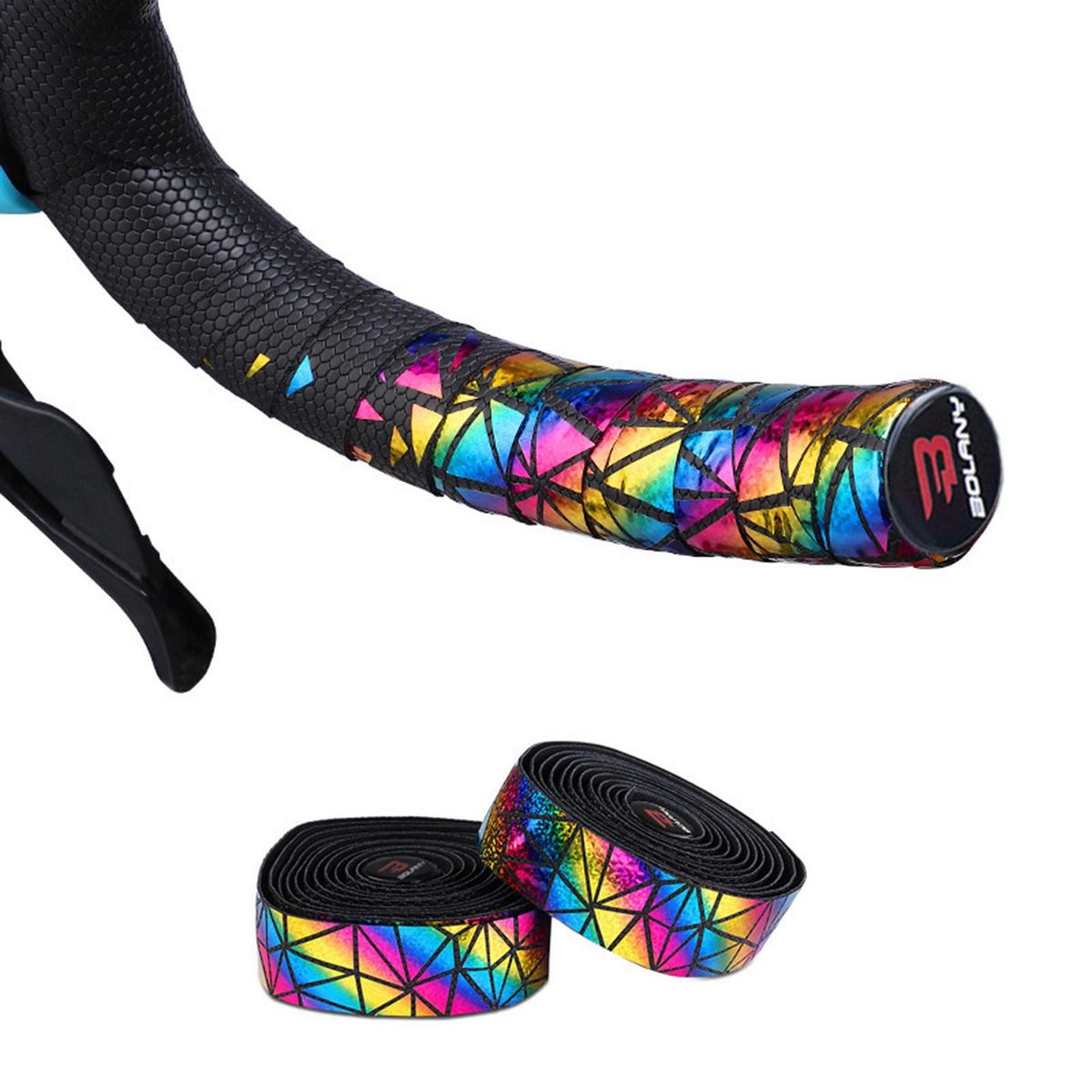 2Pcs Bicycle Handlebar Tape Comfortable Bike Bar Tape Multicolor
