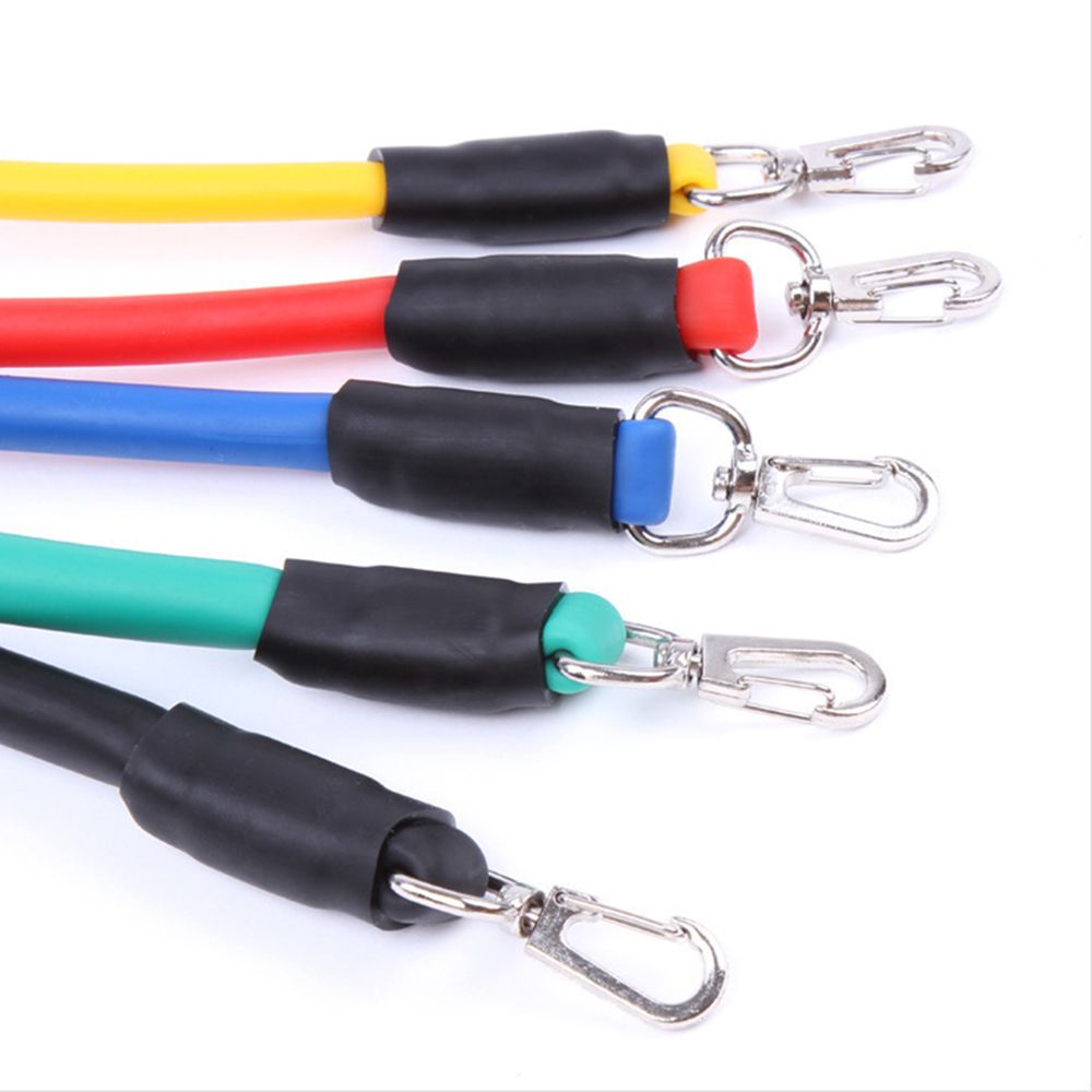 11pcs Resistance Bands Set Exercise Bands With Door Anchor