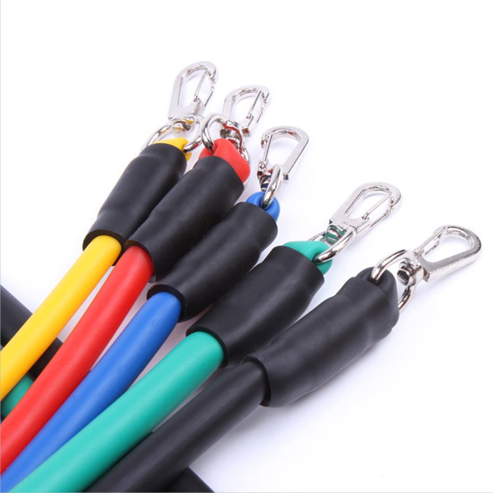 11pcs Resistance Bands Set Exercise Bands With Door Anchor