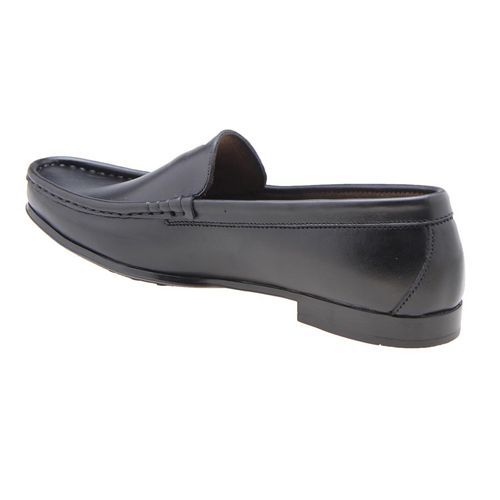 Loafers With Buckle Detail - Black