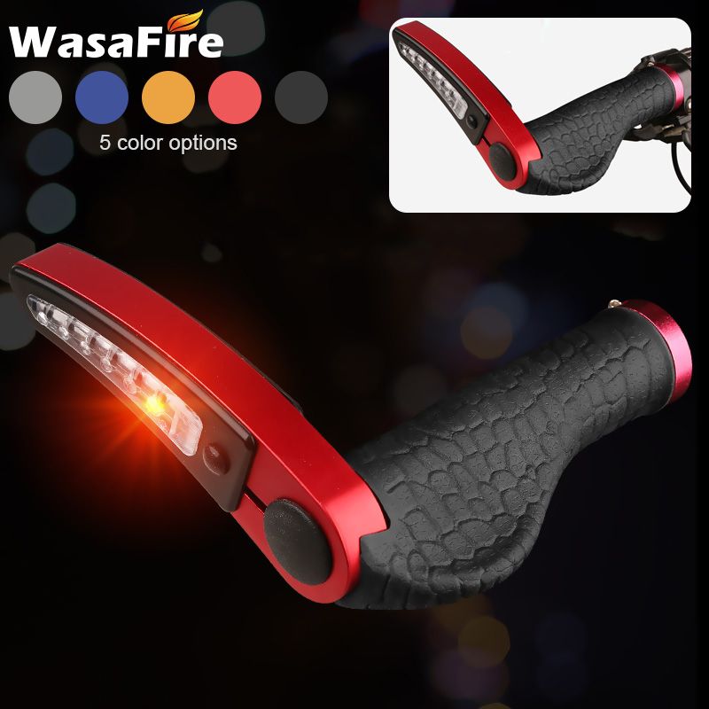 Bicycle Handlebar Ends With Solar Power Usb Recharegable