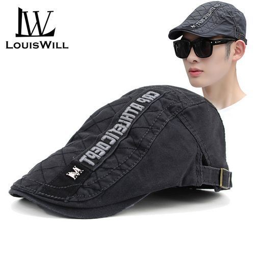 Mens Hat Outdoor Sunscreen Cap Berets Flat Cap
