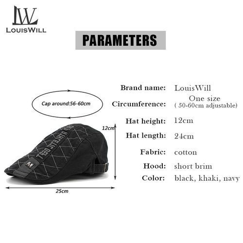 Mens Hat Outdoor Sunscreen Cap Berets Flat Cap