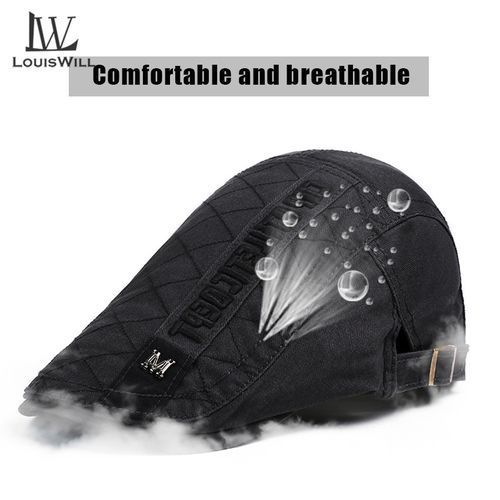 Mens Hat Outdoor Sunscreen Cap Berets Flat Cap
