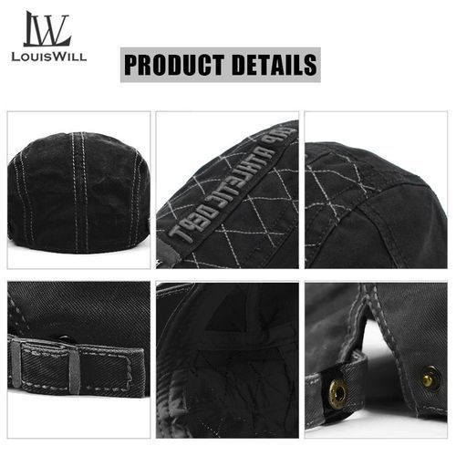 Mens Hat Outdoor Sunscreen Cap Berets Flat Cap