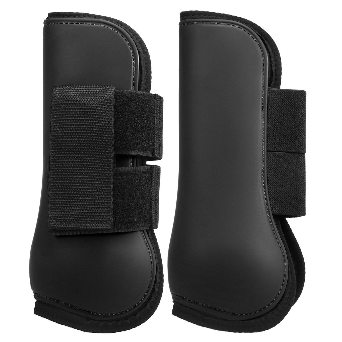 Adjustable Horse Leg Boots Set Equine Front Leg Guard Hind