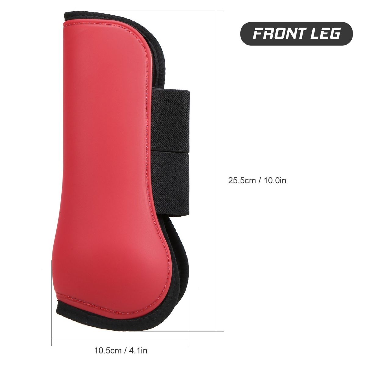 Adjustable Horse Leg Boots Set Equine Front Leg Guard Hind