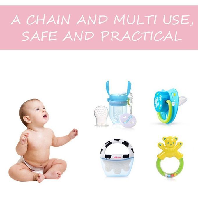 Safety Food Grade Sili One Baby Pa Ifier Infant Toddler Baby Soother Ni Le-Blue
