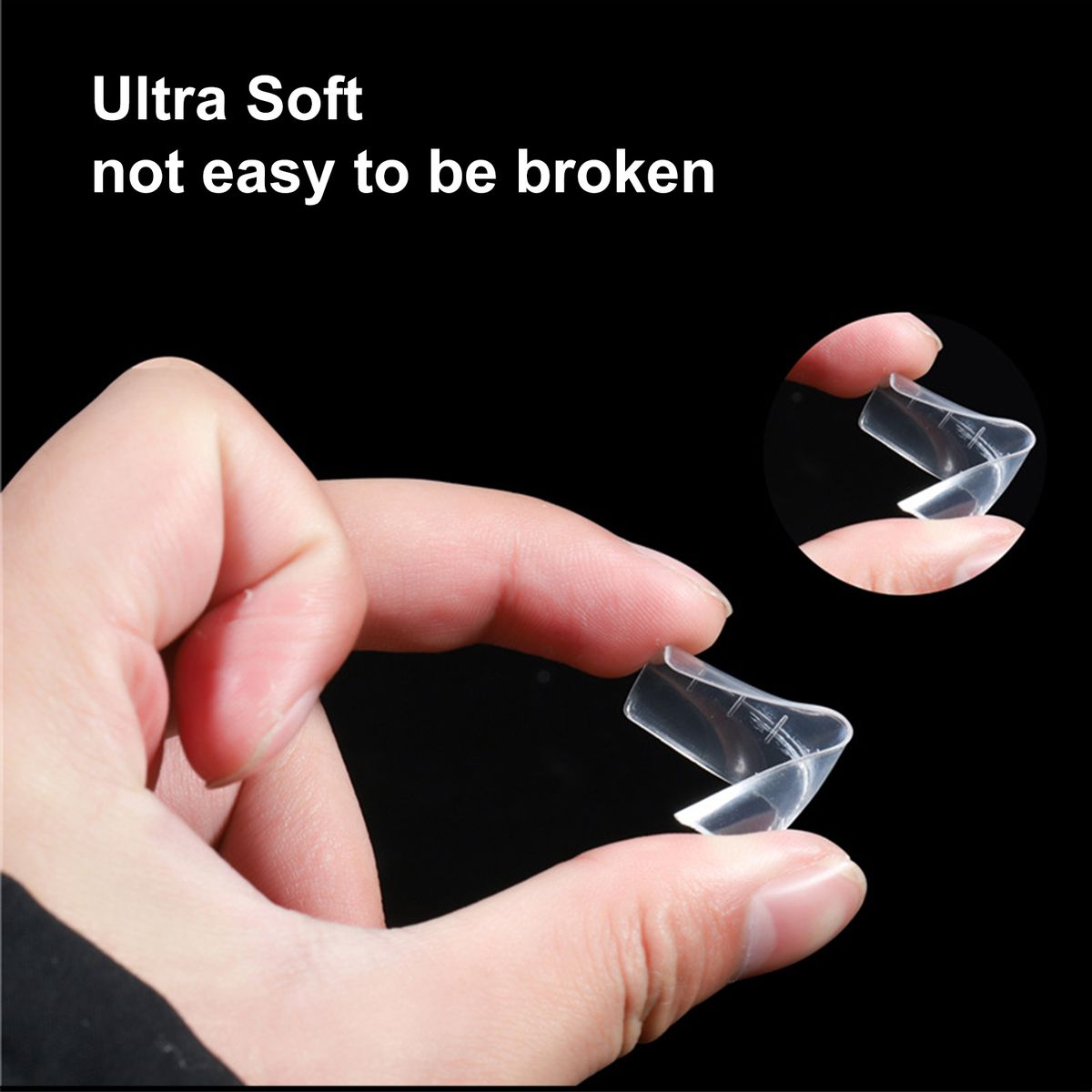 Clear False Nail Tips For Nail Extension French Nail Tip