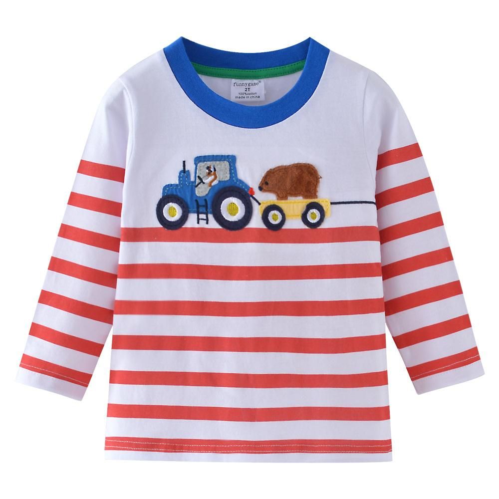 Boys and Girls hot sale long sleeve children's clothing T-shirt children T-shirt infant th