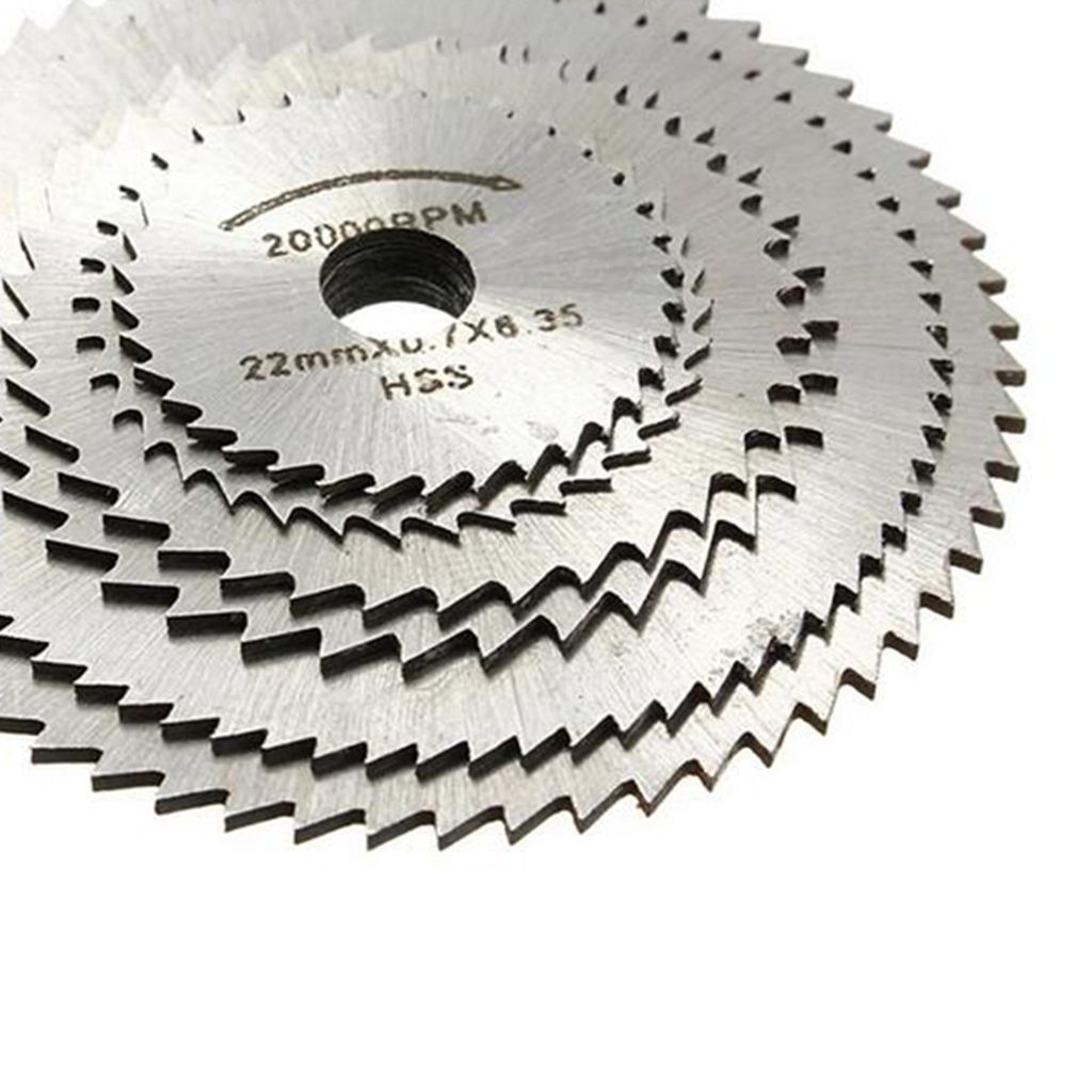 1/8" Shank High Speed Steel HSS Mini Circular  Blades Set DIY Disc