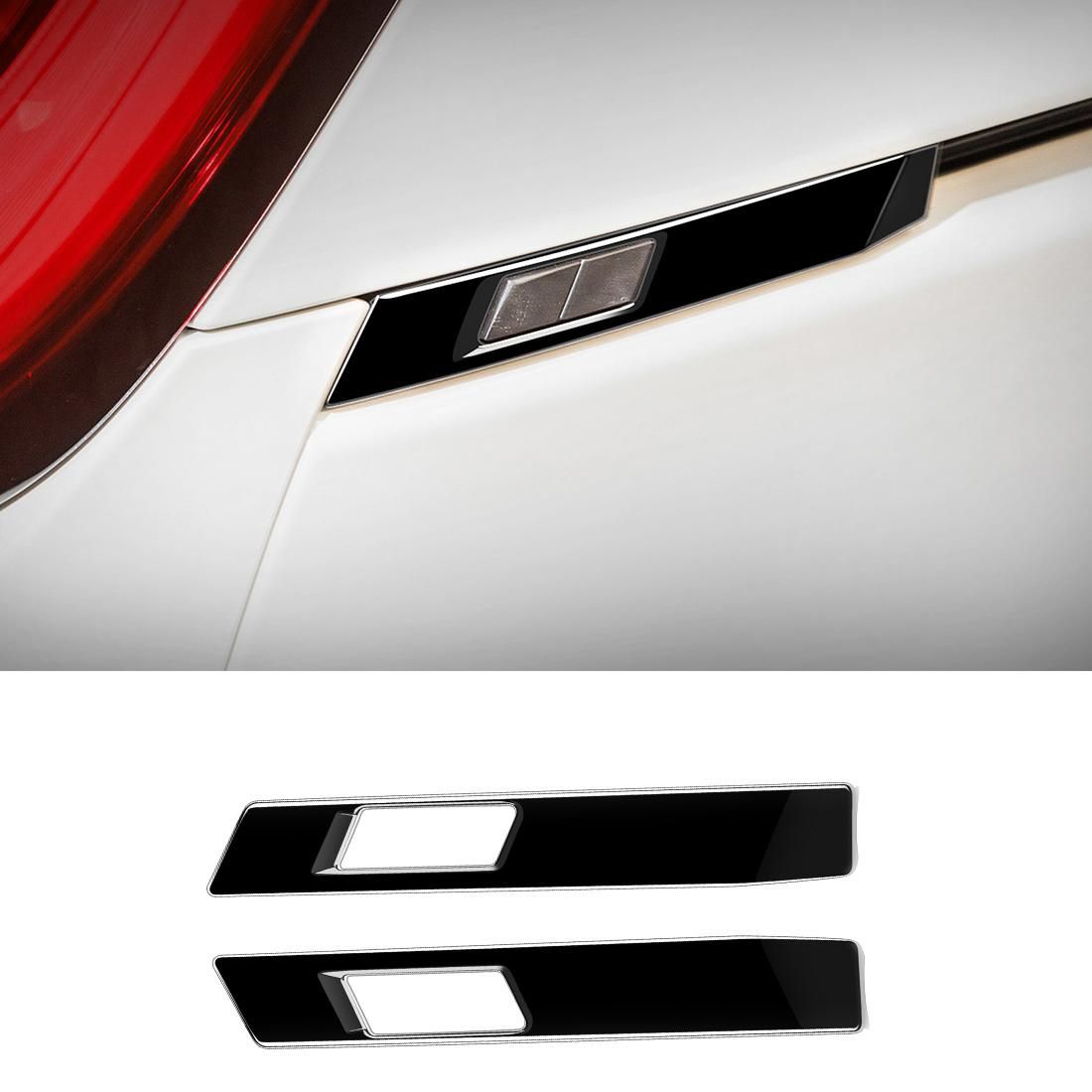 2Pcs Bright Black Lift Switch on Cover for Toyota Voxy