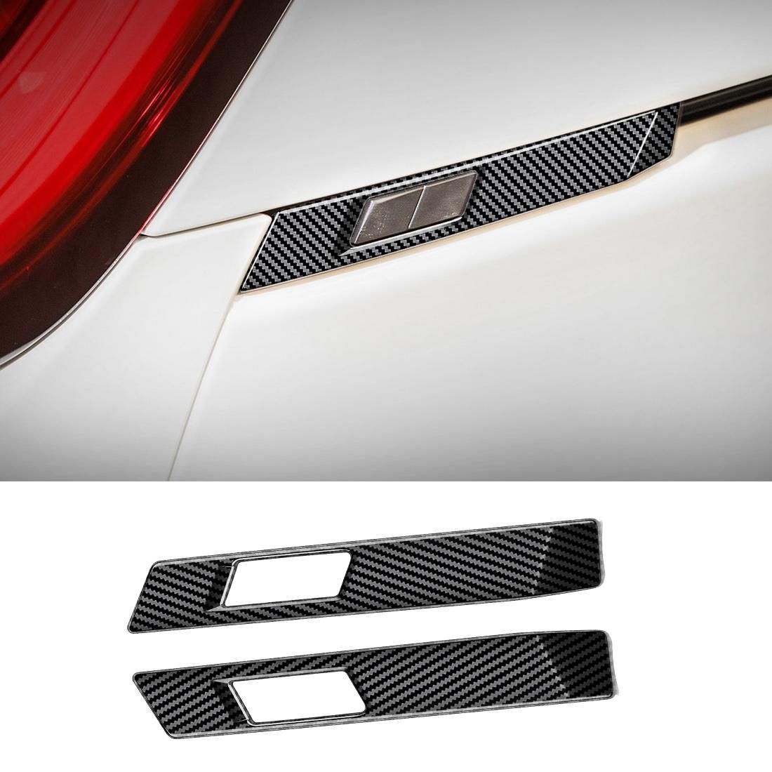 2Pcs Bright Black Lift Switch on Cover for Toyota Voxy