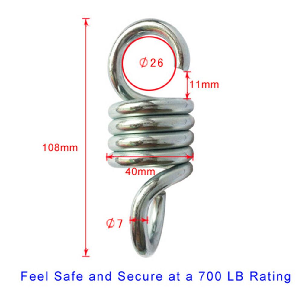 Heavy Duty Extension Spring Suspension Hook Spare Parts For