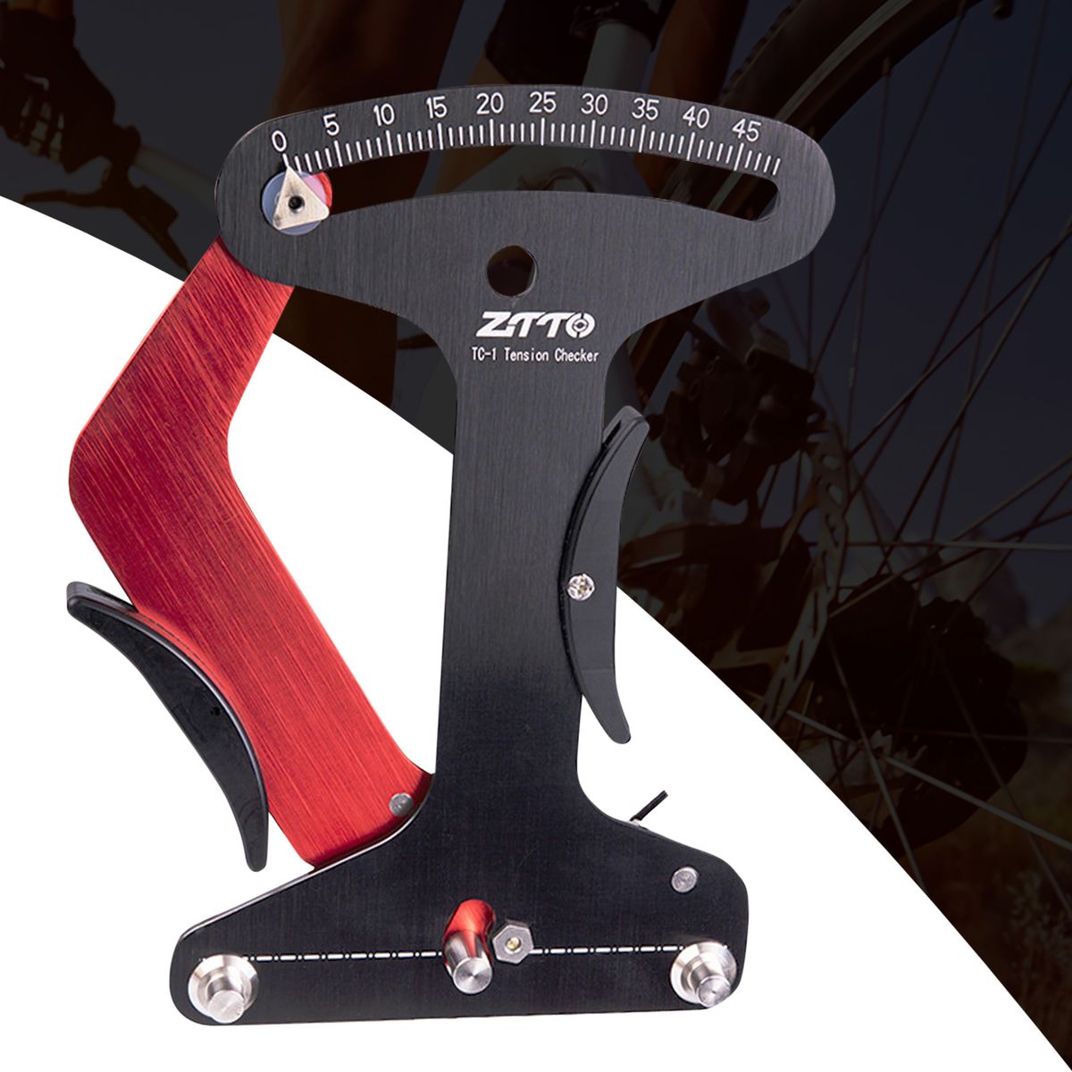 Bicycle Spoke Tension Meter Aluminum Alloy Tension Measuring