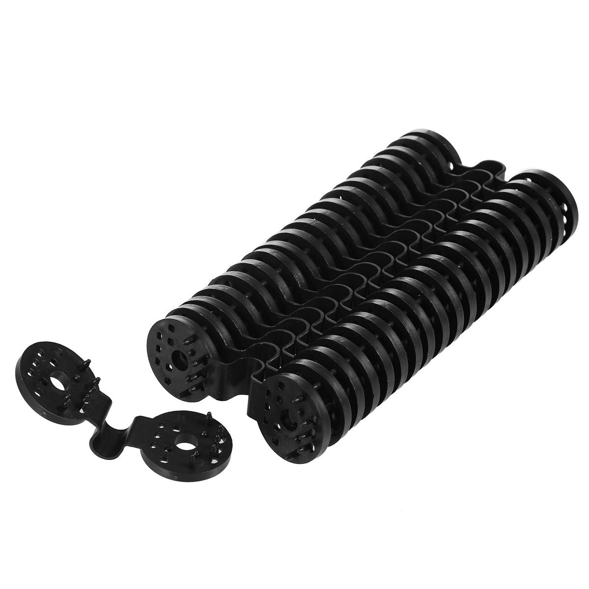 20Pcs Shade  Cloth Plastic Clips  Plastic Sunshade Clips Shade Netting Black Clips for Greenhouse Outdoor Garden  Agricultural Sunshade Fabric
