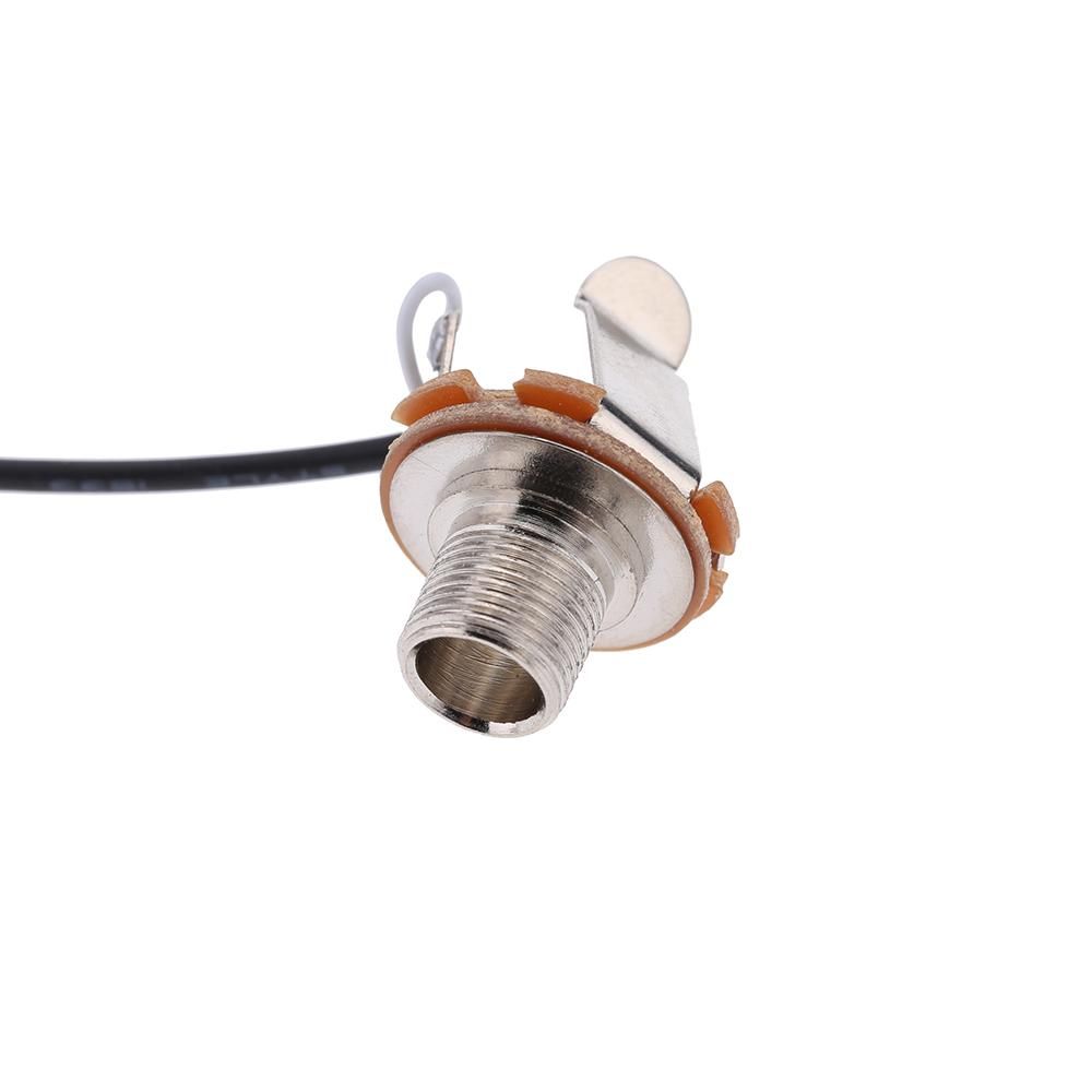 Acoustic Guitar Transducer Pre-Wired Amplifier Piezo Jack Pickup Accessory