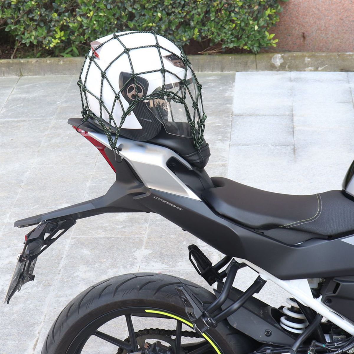 15.7''X 15.7''Motorcycle Cargo Net With 6 Hooks 49 Grids