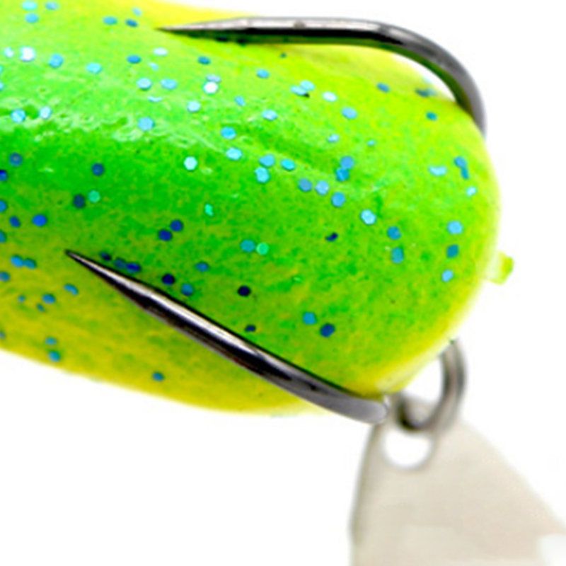5.5cm 13g Durable Fake Soft Bait High Simulation-Green