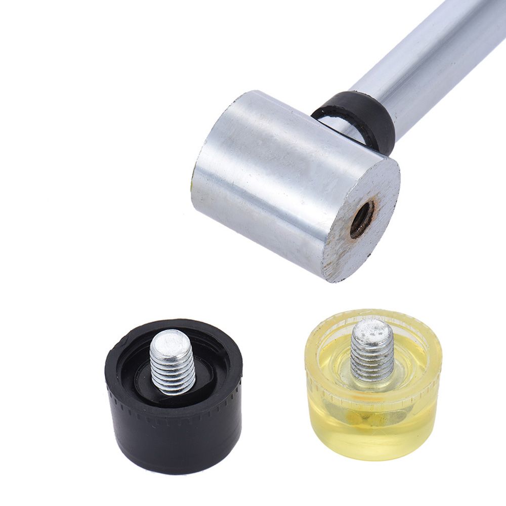 Double Headed Rubber Hammer Mallet Detachable Replaceable