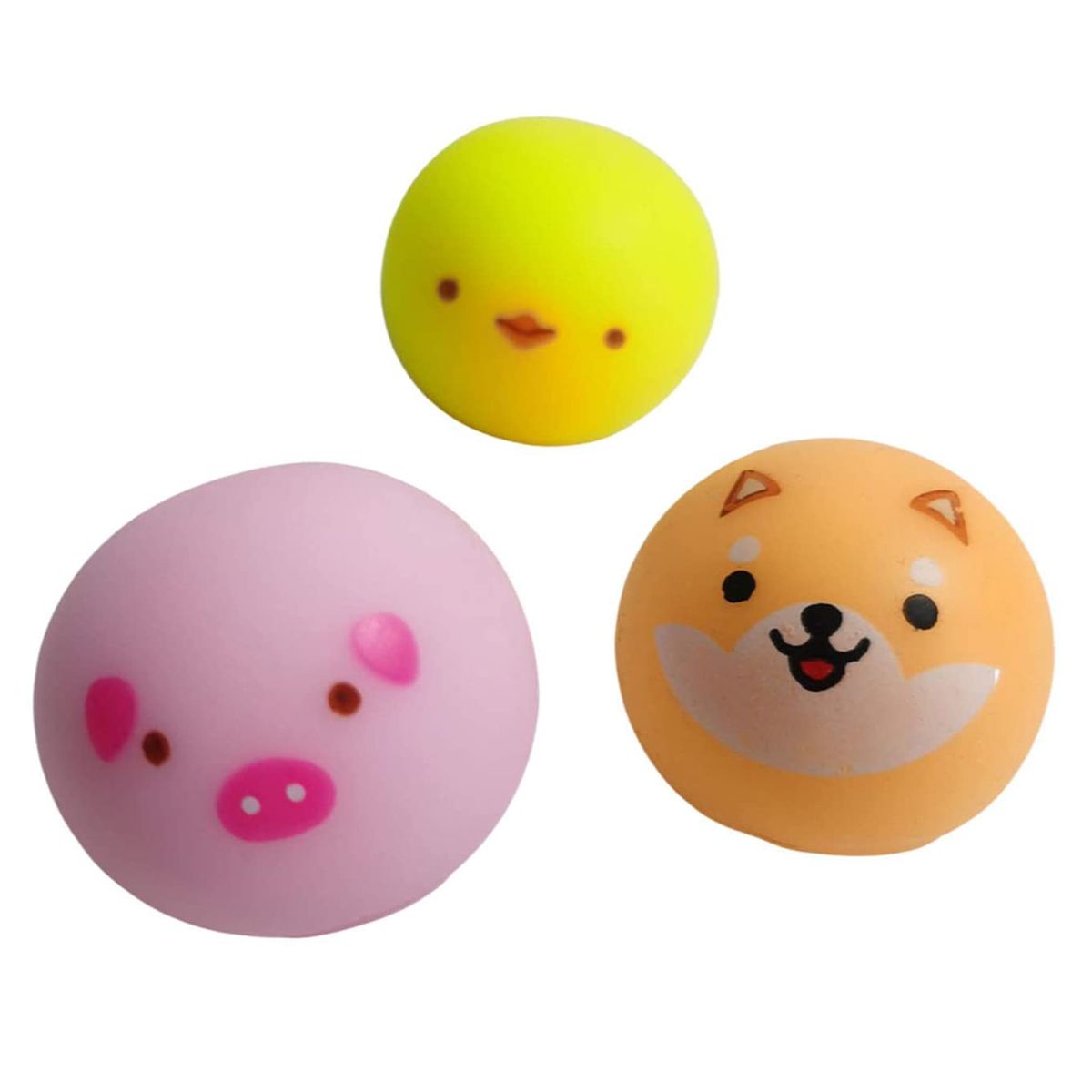 4Pcs Sticky Ceiling Balls Squeeze Soft Elastic Round Balls