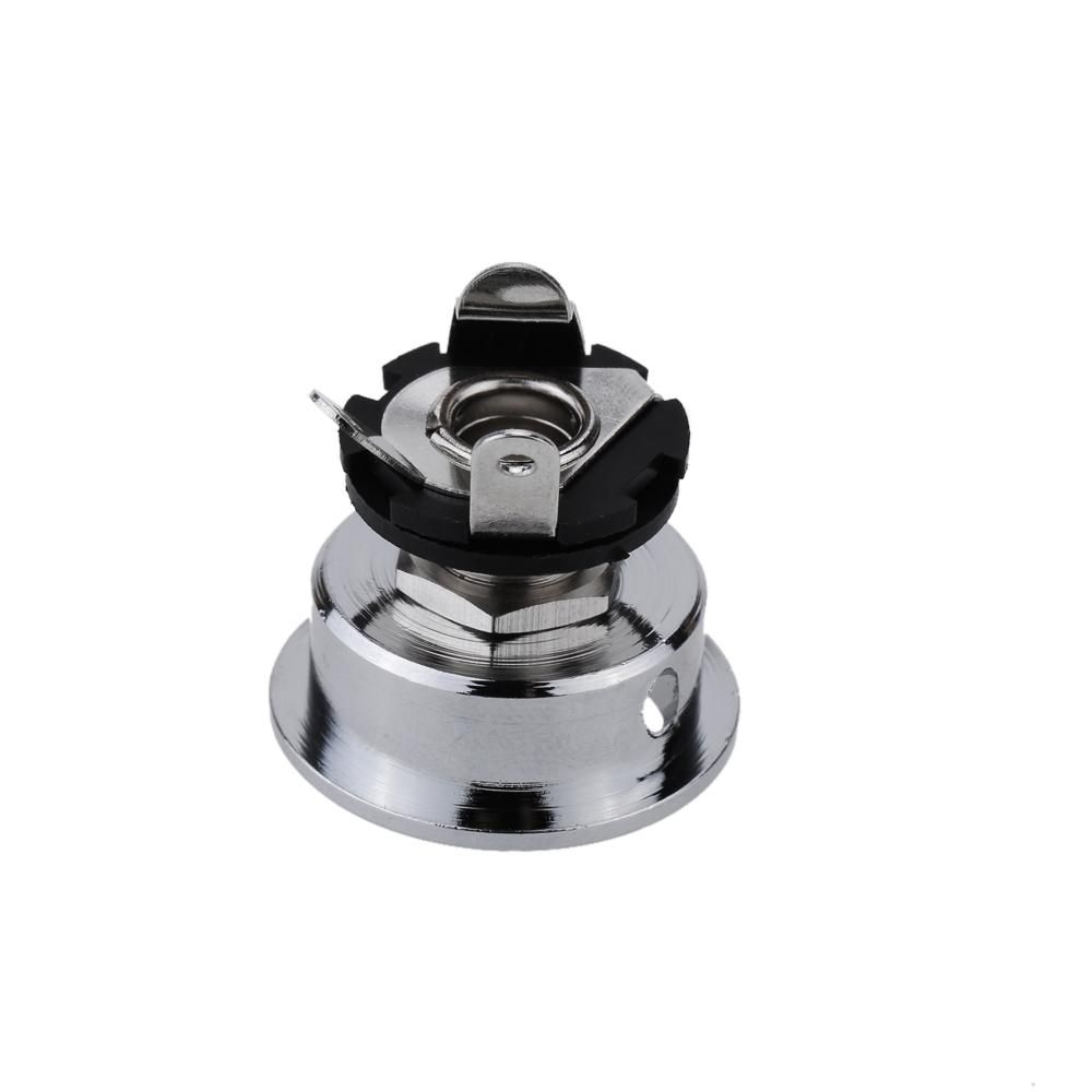 Electric Guitar 6.35mm / 1/4" Jack Plug Socket Output Plate for Fender Telecaster TL Guitar with Screws