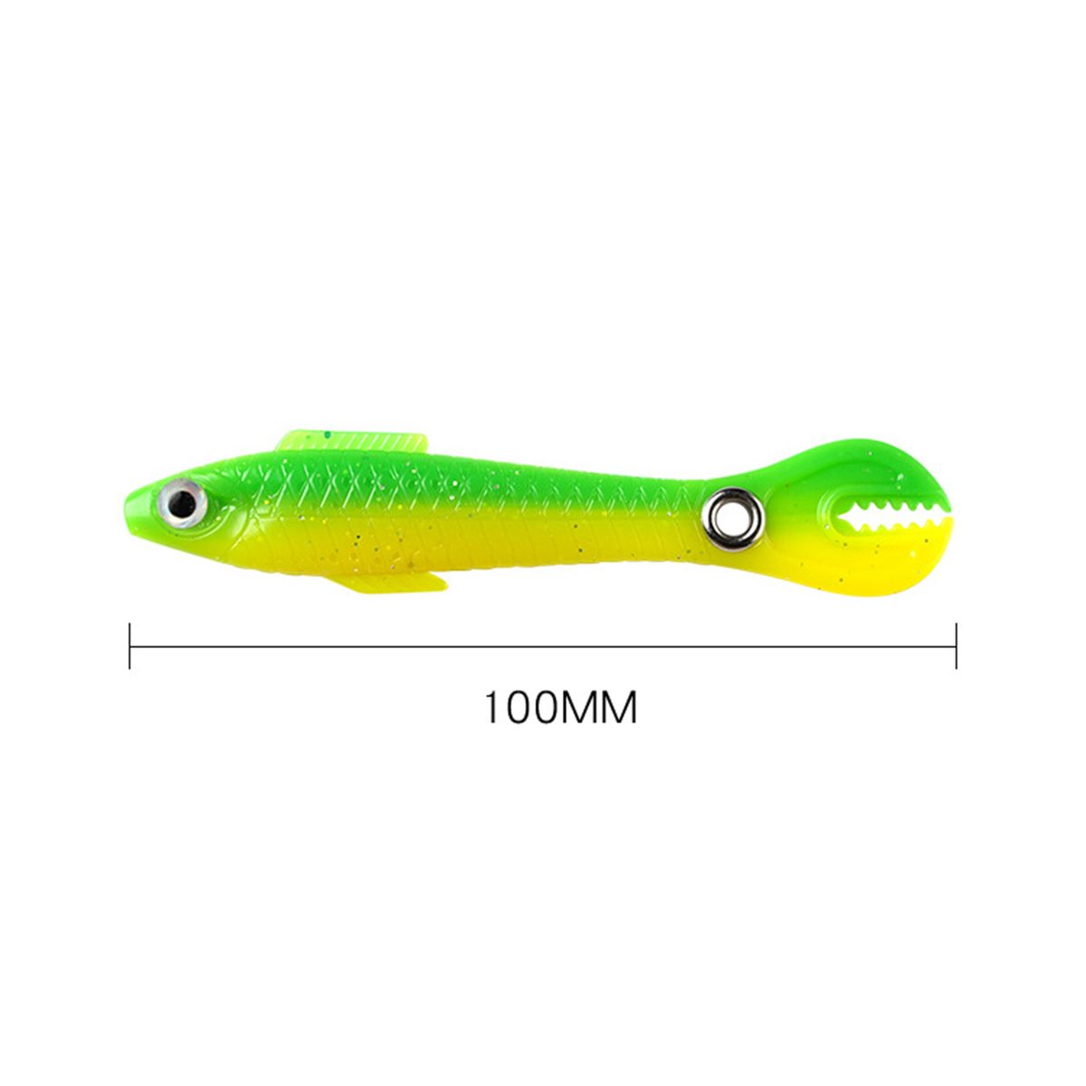 5Pcs/Pack?10cm/6g?Soft Bait?Tough?Streamlined?Metal-F