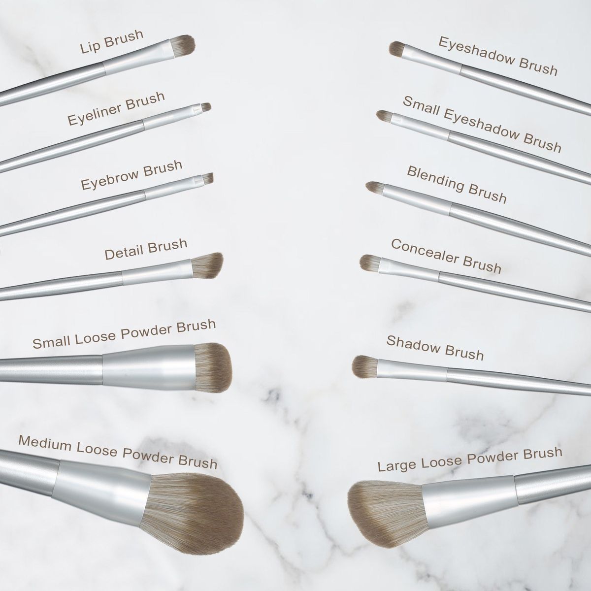 Makeup Brushes 12pcs Foundation Eye Eyeshadow Makeup Brushes
