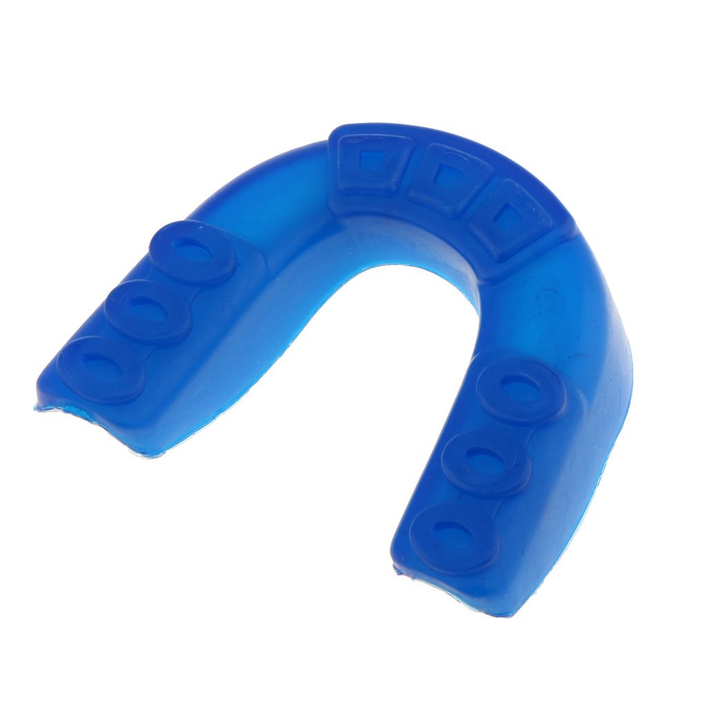 Boxing MMA Basketball Mouth Guard Gum Shield Teeth Protector + Blue