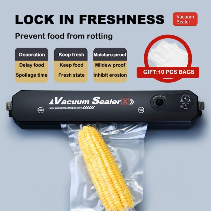 Vacuum Sealer Packaging Machine For Food Storage Electric Plastic Bag Sealer