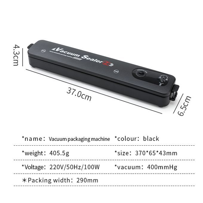 Vacuum Sealer Packaging Machine For Food Storage Electric Plastic Bag Sealer