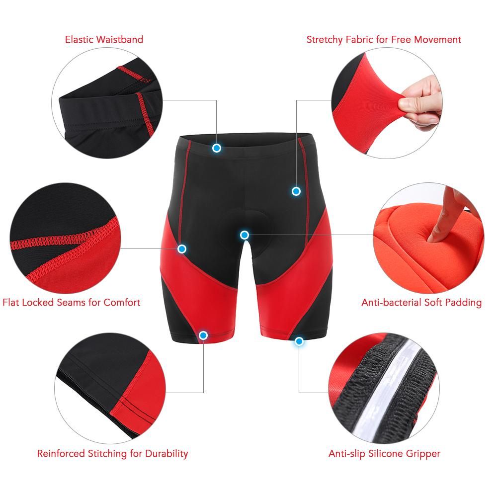 Men Cycling Padded Shorts Bicycle Road Bike MTB Mountain Biking Shorts