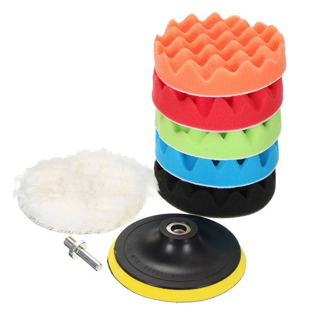 8PCS Car Polishing Pads Waxing Buffing Pad Sponge Kit Set
