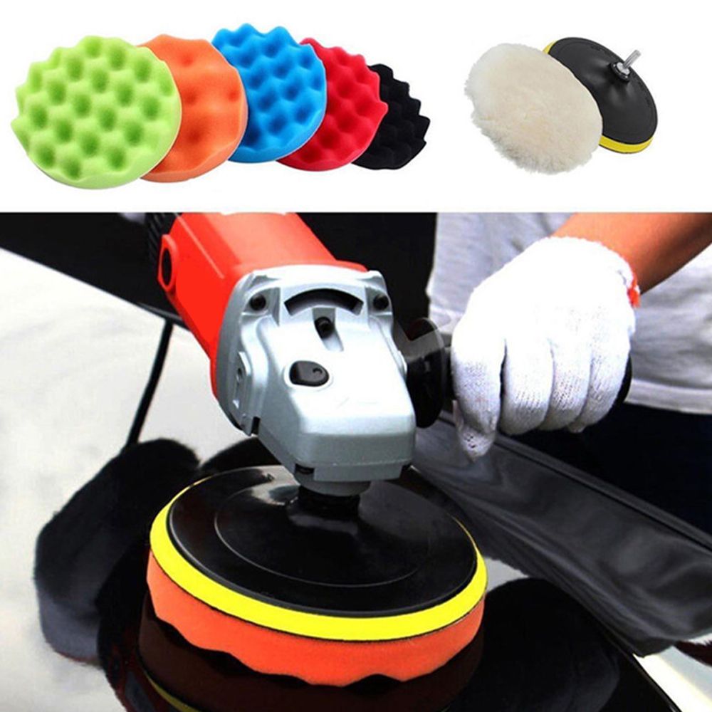 8PCS Car Polishing Pads Waxing Buffing Pad Sponge Kit Set